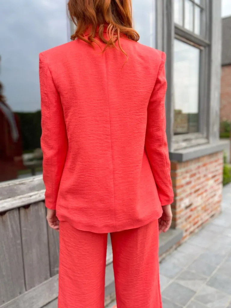 marco_blazer_tailleur_cor_5.webp Vestes, Manteaux*Justine Boutique Marco blazer tailleur corail