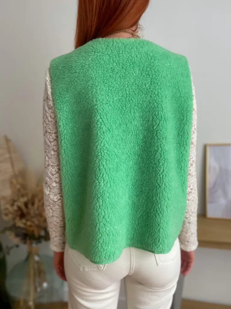 marco_gilet_bouclettes_ve_4.webp Vestes, Manteaux | Pulls, Gilets*Justine Boutique Marco gilet bouclettes vert d’eau