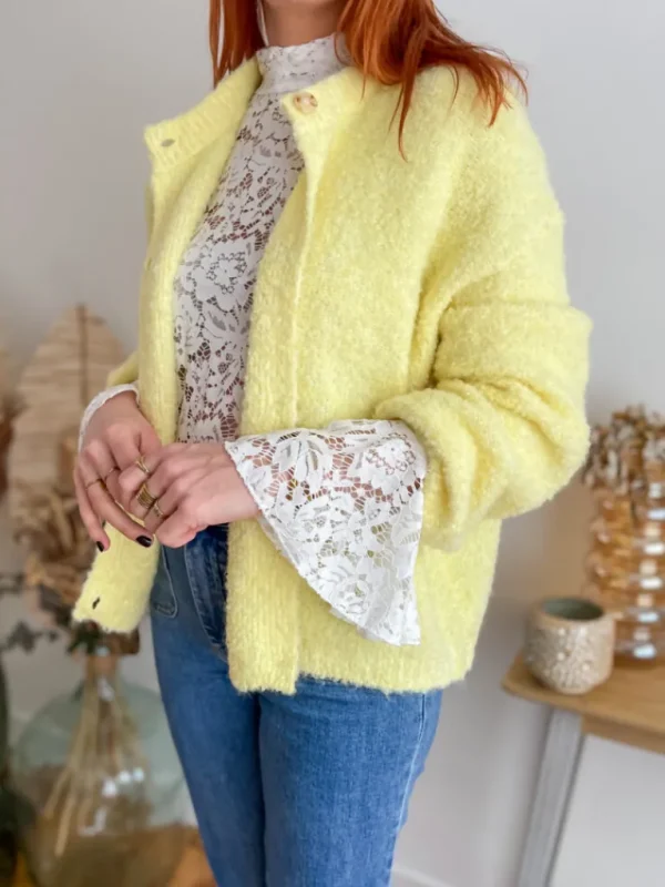 Tops, Blouses*Justine Boutique Margot blouse blanche dentelle