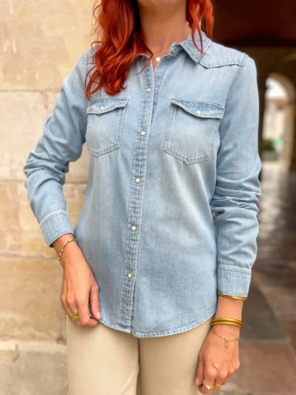 Tops, Blouses*Justine Boutique Maria chemise en jean