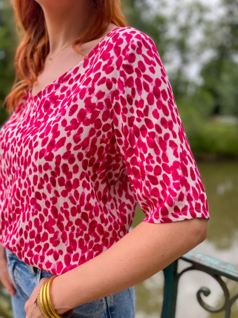 marra_blouse_imprime_2.webp Tops, Blouses*Justine Boutique Marra blouse imprimée