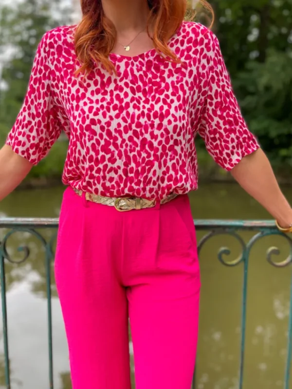 Tops, Blouses*Justine Boutique Marra blouse imprimée