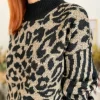 Pulls, Gilets*Justine Boutique Mars pull léopard