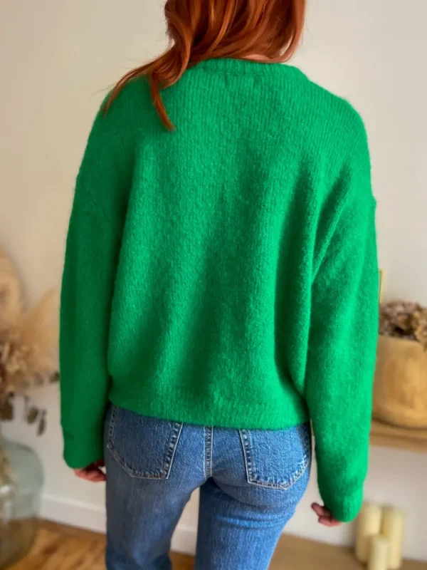 Pulls, Gilets*Justine Boutique Maxime gilet vert