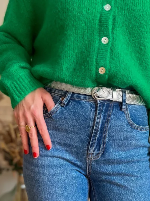 Pulls, Gilets*Justine Boutique Maxime gilet vert