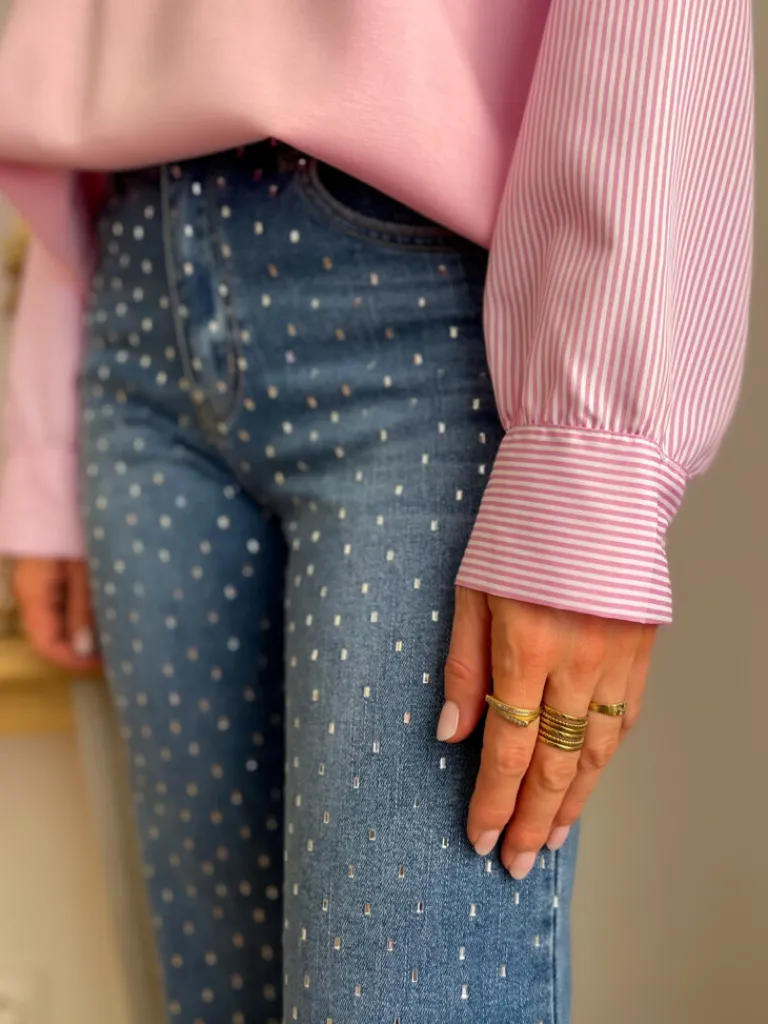 maya_sweat_bimatire_rose_0.webp Pulls, Gilets*Justine Boutique Maya sweat bi-matière rose