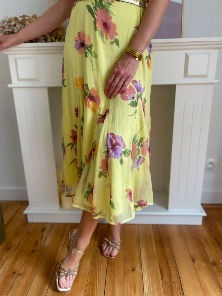 mila_robe_longue_fleurie__4.webp Robes, Jupes*Justine Boutique Mila robe longue fleurie jaune