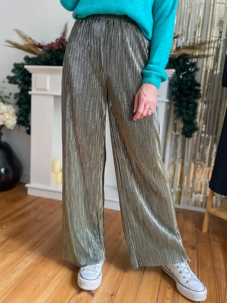 muvi_pantalon_pliss_brill_4.webp Pantalons, Jeans*Justine Boutique Muvi pantalon plissé brillant