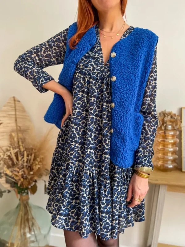 Robes, Jupes*Justine Boutique Olga robe évasée imprimée