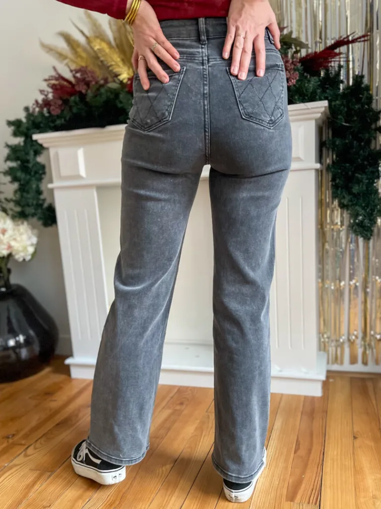 owen_jean_gris__strass_3.webp Pantalons, Jeans*Justine Boutique Owen jean gris à strass