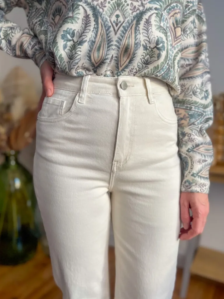 paul_jean_flare_cru_3.webp Pantalons, Jeans*Justine Boutique Paul jean flare écru