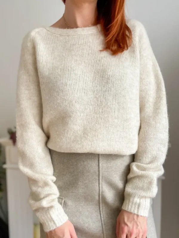 Pulls, Gilets*Justine Boutique Pia gilet réversible écru
