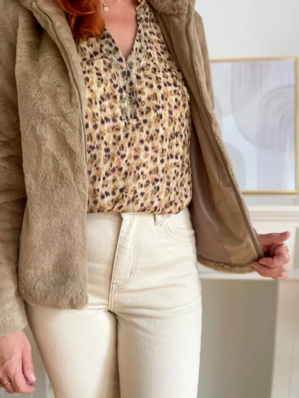 Pantalons, Jeans*Justine Boutique Pierre jean beige droit