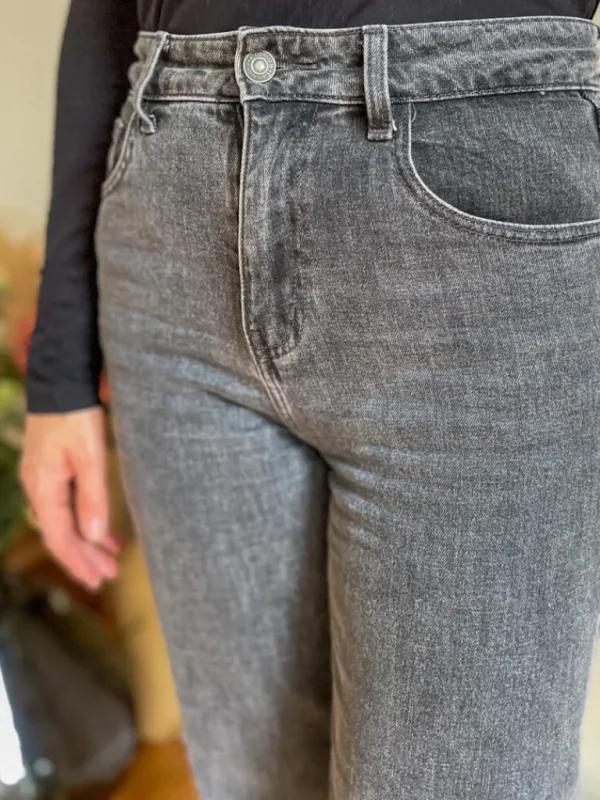 Pantalons, Jeans*Justine Boutique Pierre jean gris droit