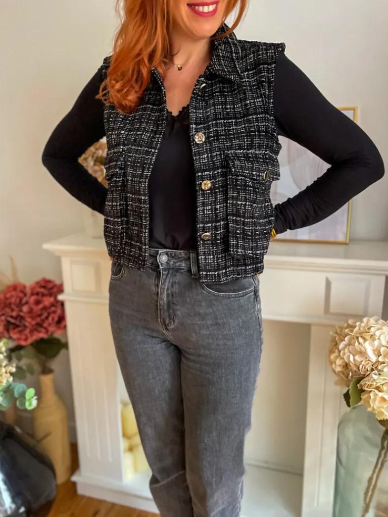 pierre_jean_gris_droit_2.webp Pantalons, Jeans*Justine Boutique Pierre jean gris droit