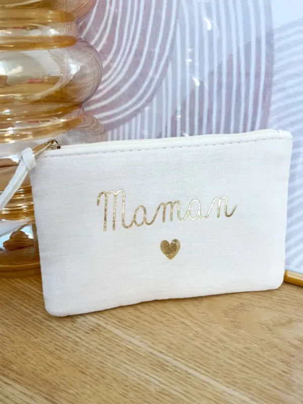 Pochettes, Sacs*Justine Boutique Pochette écrue “maman”