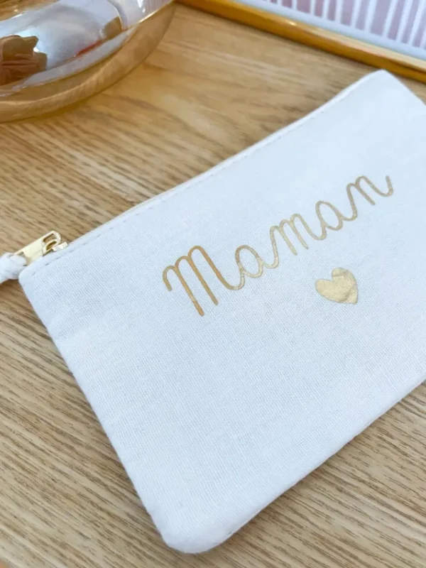 Pochettes, Sacs*Justine Boutique Pochette écrue “maman”