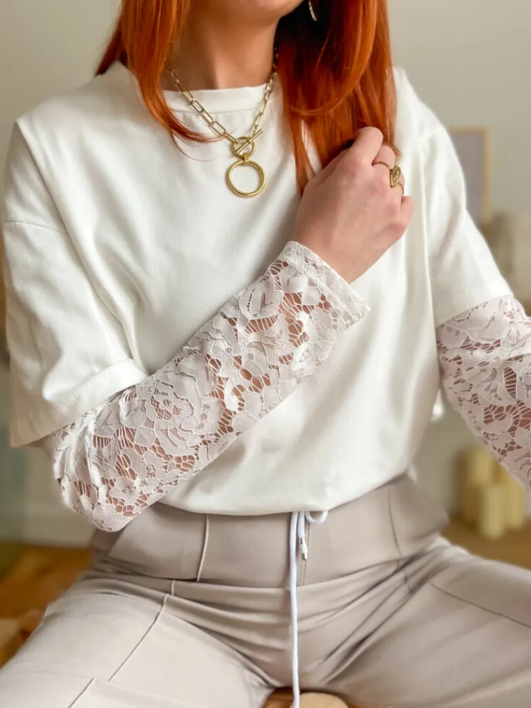robin_tee_shirt_blanc_den_0.webp Tops, Blouses*Justine Boutique Robin tee shirt blanc dentelle