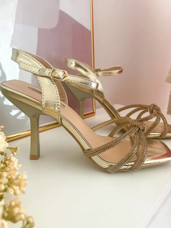Chaussures, Chaussettes*Justine Boutique Roman escarpins strass dorés