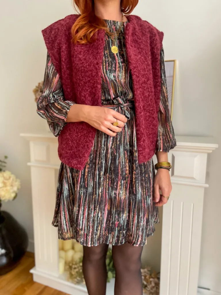 romy_robe_courte_imprime_2.webp Robes, Jupes*Justine Boutique Romy robe courte imprimée