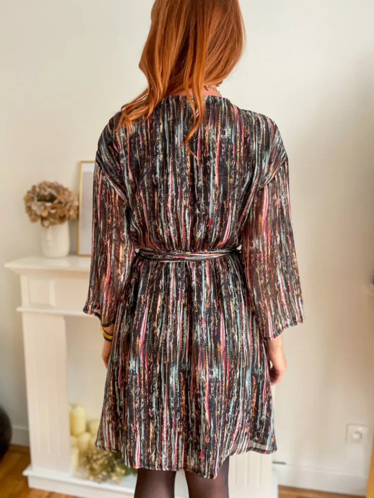 romy_robe_courte_imprime_6.webp Robes, Jupes*Justine Boutique Romy robe courte imprimée