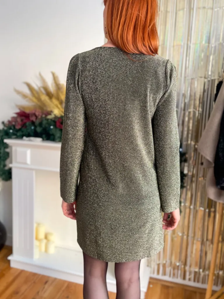 roxane_robe_droite_lurex_3.webp Robes, Jupes*Justine Boutique Roxane robe droite lurex