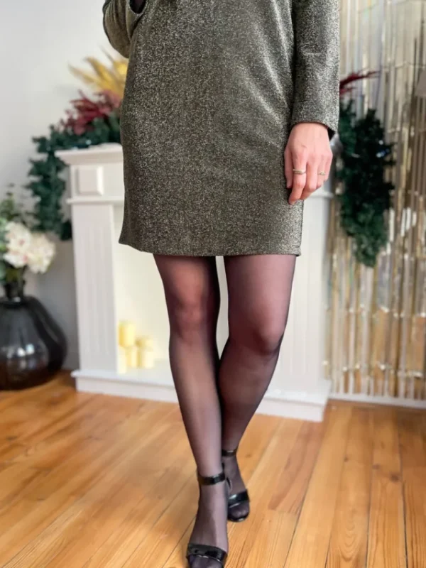 Robes, Jupes*Justine Boutique Roxane robe droite lurex