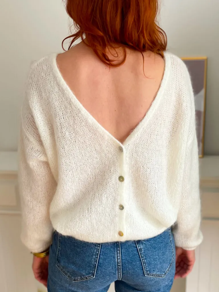 suzy_gilet_mohair_blanc_5.webp Pulls, Gilets*Justine Boutique Suzy gilet mohair blanc