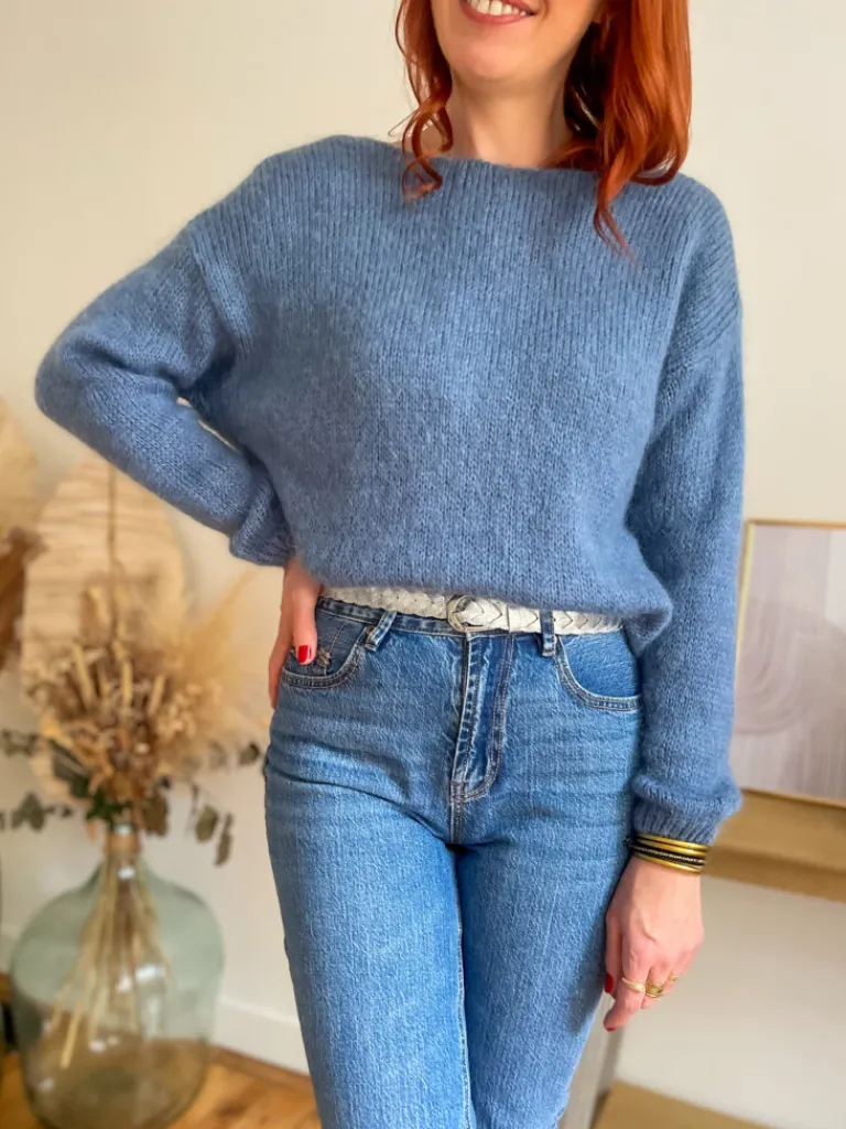 suzy_gilet_mohair_bleu_je_1.webp Pulls, Gilets*Justine Boutique Suzy gilet mohair bleu jean