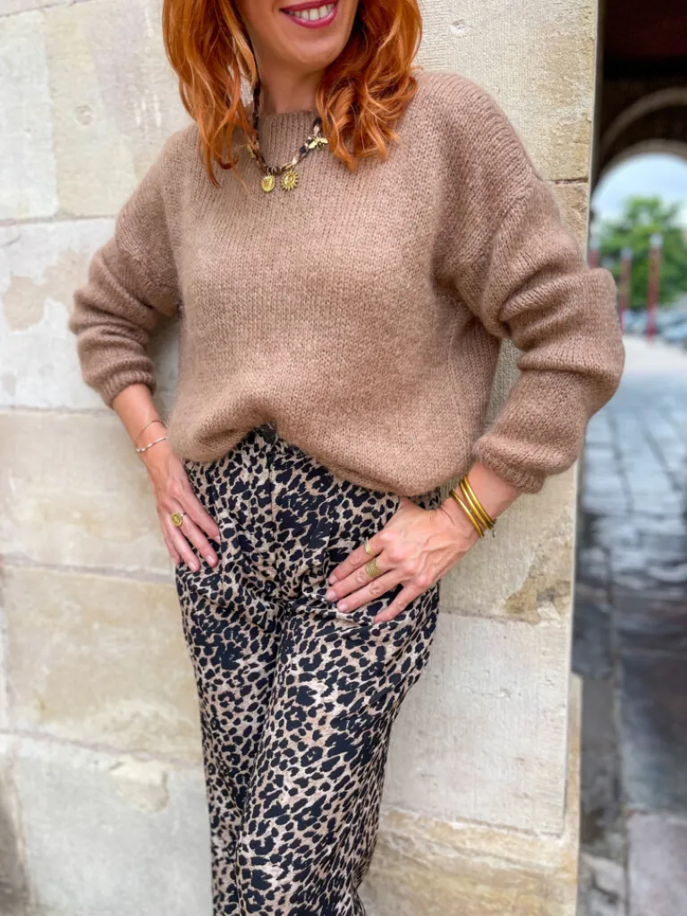 suzy_gilet_mohair_camel_1.webp Pulls, Gilets*Justine Boutique Suzy gilet mohair camel