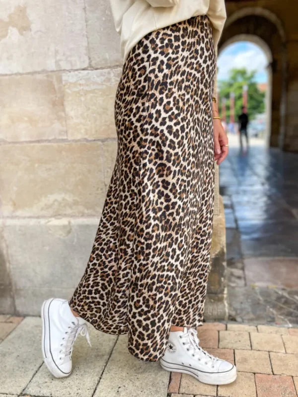Robes, Jupes*Justine Boutique Théa jupe fluide léopard